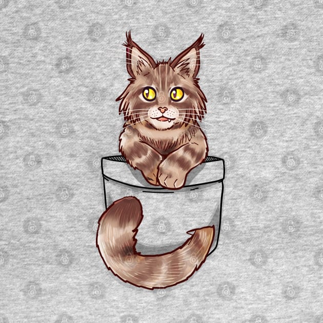 Pocket Cute Maine Coon by TechraPockets